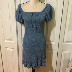 chelsea and violet denim dress Chic Denim Dress for Internship Outfits